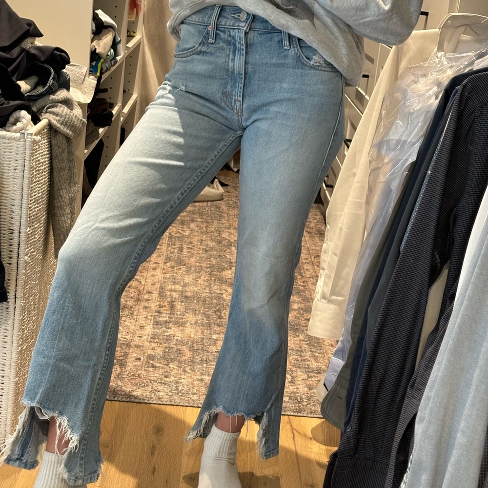 Mother Superior Denim Sz 23 Straight Lt Wash